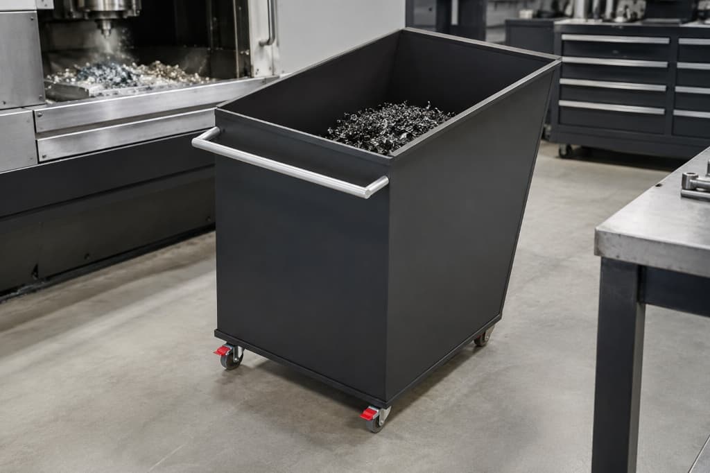 MJI-CR200 Metal Chip & Scrap Cart