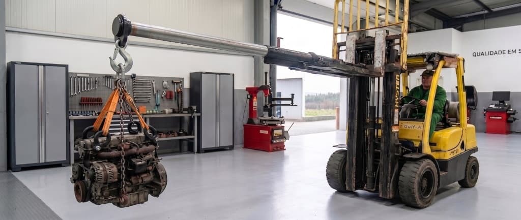 Universal forklift fork fit